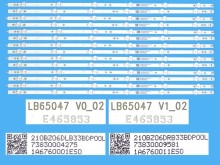 LED podsvietenie 1330mm sada pre LCD panely Philips