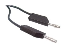 Merací šnúra banánek 10A ML100 HIRSCHMANN 934062100 - čierna