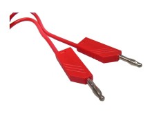 Merací šnúra banánek - červená / 10A - ML100 HIRSCHMANN 934062101