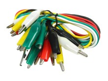 Sada meracích káblov s krokodílmi - 10 kusov