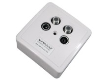 Anténna zásuvka Maximum MX-700 2xSAT/TV/RADIO