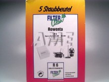 Sáčky do vysávača ROWENTA R6 - Sada 5 ks + motorový filter