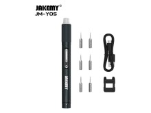 Aku skrutkovač Jakemy JM-Y05 s USB-C nabíjaním a 6 bitmi