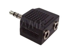 Redukcia jack 3.5mm na 2xjack 3.5mm