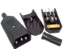 Napájací konektor IEC C14 230V/M 10A