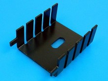 Chladič TO220 čierny FK222SA220 33x25,4x12,7mm