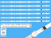 LED podsvit 544mm pre LCD TV LG 50UR80 - sada 6 kusov