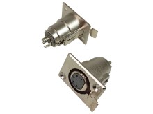 Panelový XLR konektor 5 pinová samica