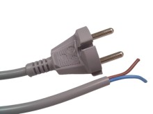 Sieťový kábel pre vysávače 2 x 0,75 mm2, voľný koniec 15m