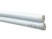 Koaxiálny kábel RG6 metráž 6.5mm s pomedzeným oceľovým jadrom 75 Ohm