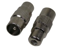 Redukcia konektora IEC na CINCH samec/samica