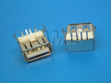 Uhlový konektor USB typ A do DPS 90°