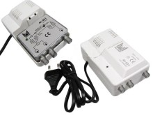 Anténny zosilňovač ALCAD AI-221 s 1x vstupom a 2x výstupy