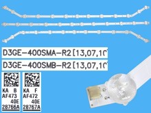 LED podsvit Samsung 40H - sada 3 pásikov 760mm D-LED typu A a B