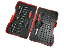 Servisná sada náradia DE 101505, 1/4" račňová rukoväť, 101 dielov