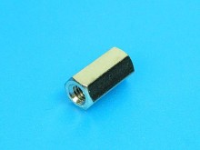 Kovový distančný stĺpik šesťhranný M3 - vnútorný závit, 10mm