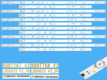 LED podsvietenie sada Philips 500TT67V2 + 500TT68V2 - 12 pásikov pre LCD TV