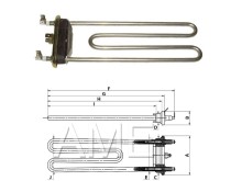 Topné teleso práčky LF420/540 pre Aspes, Fagor a Whirlpool