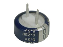 Kondenzátor pamäťový 0.22F / 5.5V THT