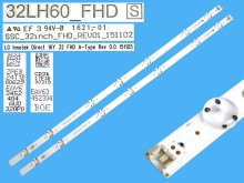 Sada LED podsvietenia LG AGF79044702 - 2 pásky 615mm