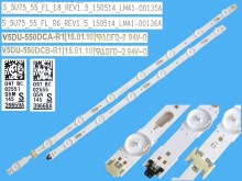 Sada LED podsvietenia 1128mm pre Samsung BN96-39659A a BN96-39660A