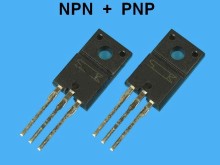 2SC4883A + 2SA1859A Sanken - Komplementárny pár pre výkonové zosilňovače