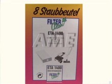 Sáčky do vysávača ETA 1400, 3400, 7400 - Sada 8 kusov