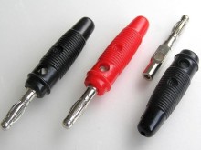 Banánek 10A s prídavnou zdierkou - čierny BC-025/B