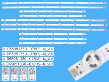 LED podsvit sada Vestel JL.D65051330-078 a JL.D65081330-078 pre 65" LCD TV