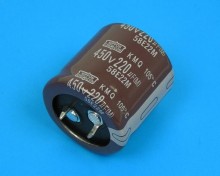 Nippon KMQ 220uF/450V Elektrolytický Kondenzátor 105°C