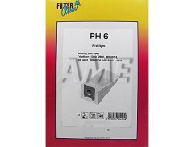 Sáčky do vysávača PHILIPS PH6 - Sada 4 kusov s motorom a mikro filtrom