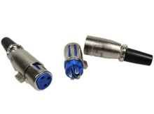 Konektor XLR 3 piny - káblová samička