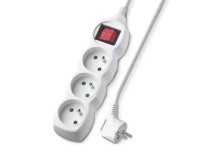 Predlžovací kábel 3 zásuvky 5m Geti GEC35S s vypínačom