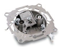 Príjemná anténna zásuvka Alcad BM-200 pre TV a FM/DAB