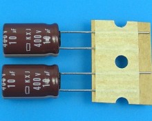 Nippon KXJ 10uF/400V Elektrolytický Kondenzátor Low ESR
