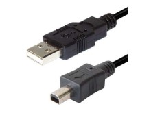 USB Kábel A - Mini USB B, 4 piny, 2m
