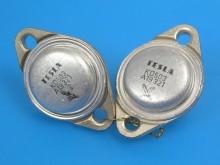 KD503 TESLA Párované Tranzistory NPN 90/80V 20A 150W 2MHz