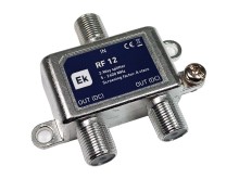 Anténny rozbočovač SAT 2 výstupy 2xDC pass pre napájanie ITS RF12