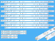 LED podsvietenie sada pre Sharp 50" - 12 pásikov DLED TOTAL ARRAY