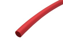 Smršťovacia bužírka 4.8 / 2.4 mm červená - 1m