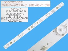 LED podsvietenie 338mm, 5 LED pre LCD panely