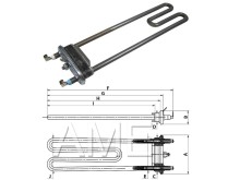 Topné teleso práčky 41008073 CANDY / HOOVER 1200W