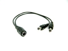 Kábelová rozdvojka napájacieho konektoru 2,1 x 5,5 mm