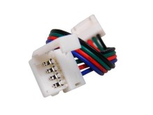 Nepájivá spojka pre RGB LED pásky 5050 10mm s vodičom