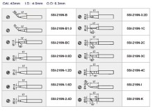 Soldering tip 5SI216N08D 0.6mm