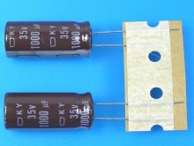 Kondenzátor elektrolytický 1000uF/35V 105°C Nippon KY - nízká impedance