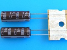 Kondenzátor elektrolytický 1000uF/10V 105°C Nippon KY - nízká ESR, dlouhá životnost
