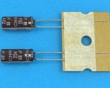 Nippon KYA 68uF/25V Elektrolytický Kondenzátor - 105°C, Low ESR