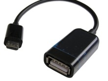 Redukcia USB A na micro USB B s káblom 10 cm - OTG MP 33904