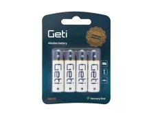 Geti Alkalická AA Batéria LR06 4ks Blistr